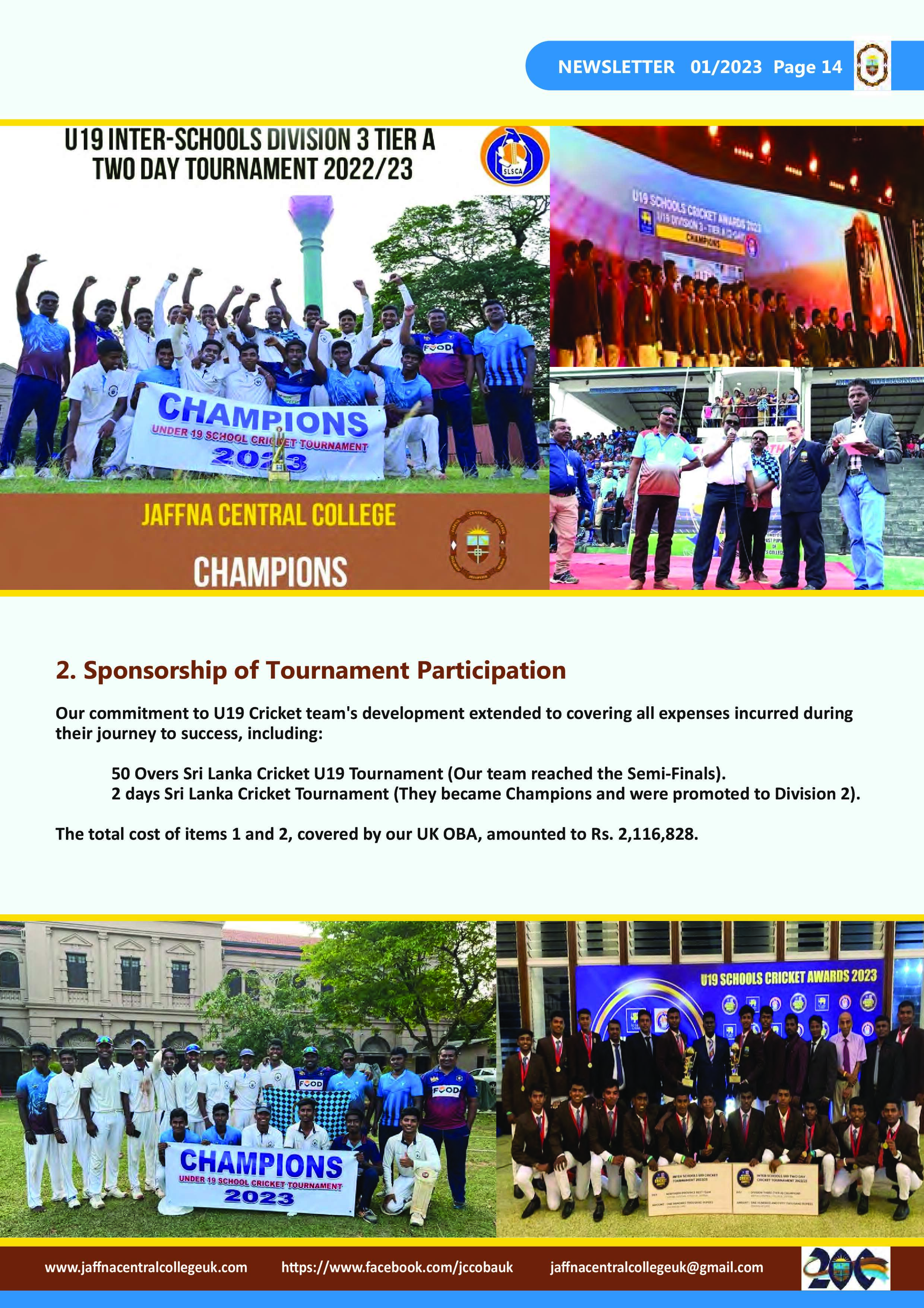 JCC OBA UK Newsletter - 2023 Page 14